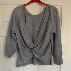 Victoria's Secret Gray Twist Front Sweatshirt